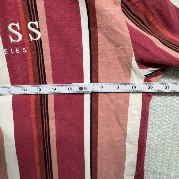 GUESS Originals Los Angeles Mens S David Sayer Striped T Shirt Retro - Picture 9 of 12